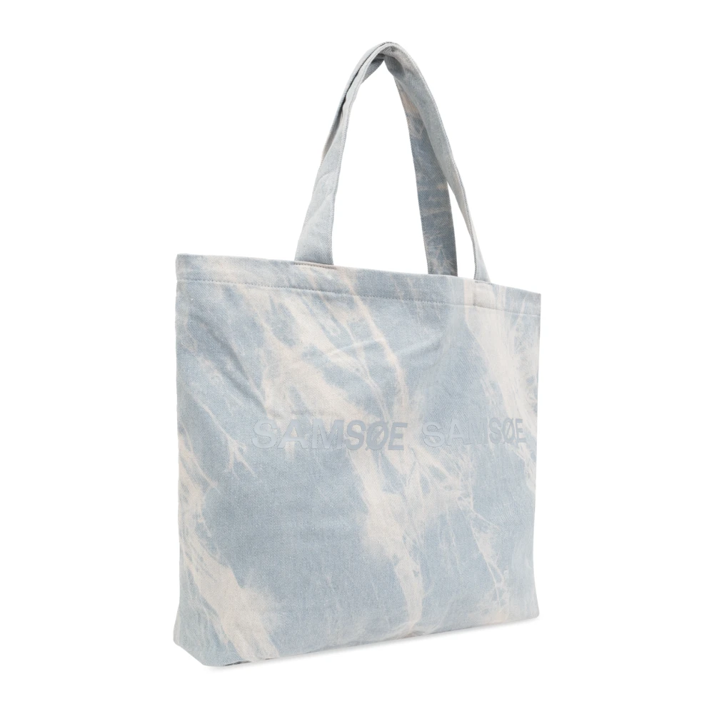 Samsøe Safrinka Shopper Bag Blue Dames