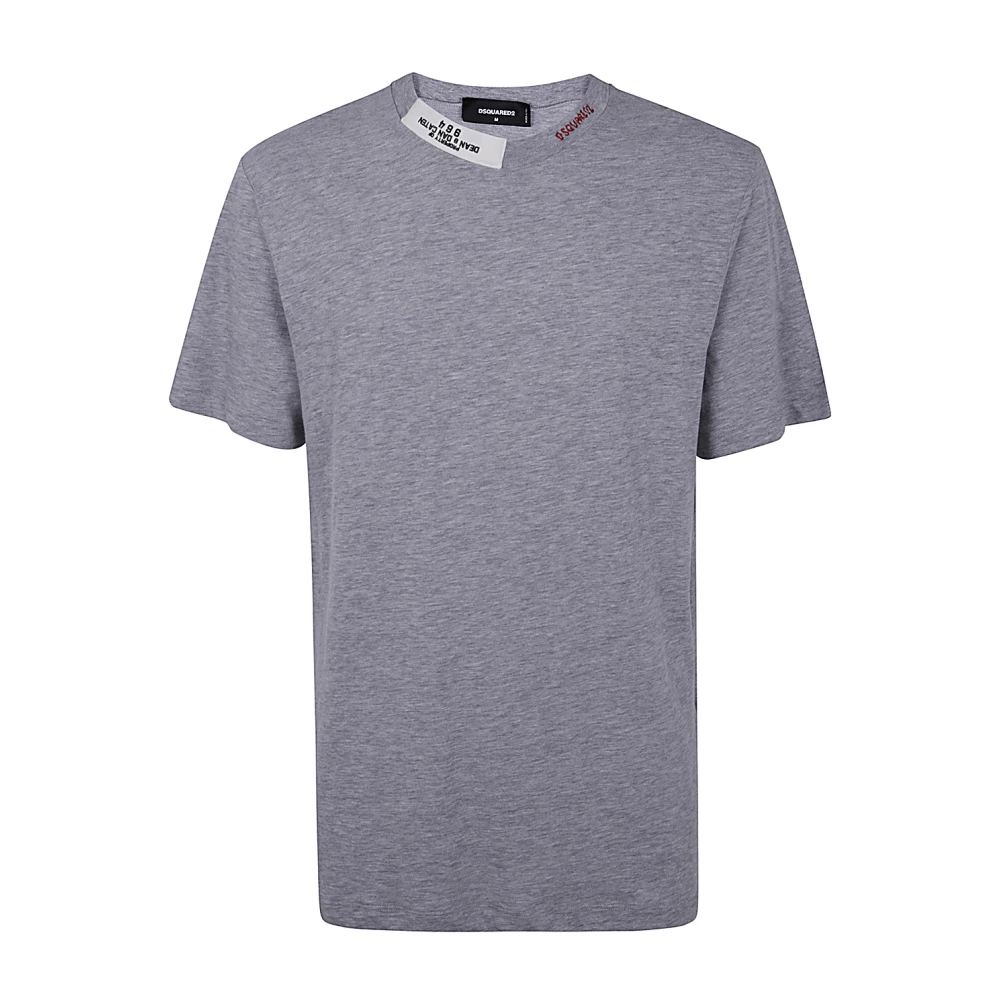 Dsquared2 Grijze T-shirt Gray Heren