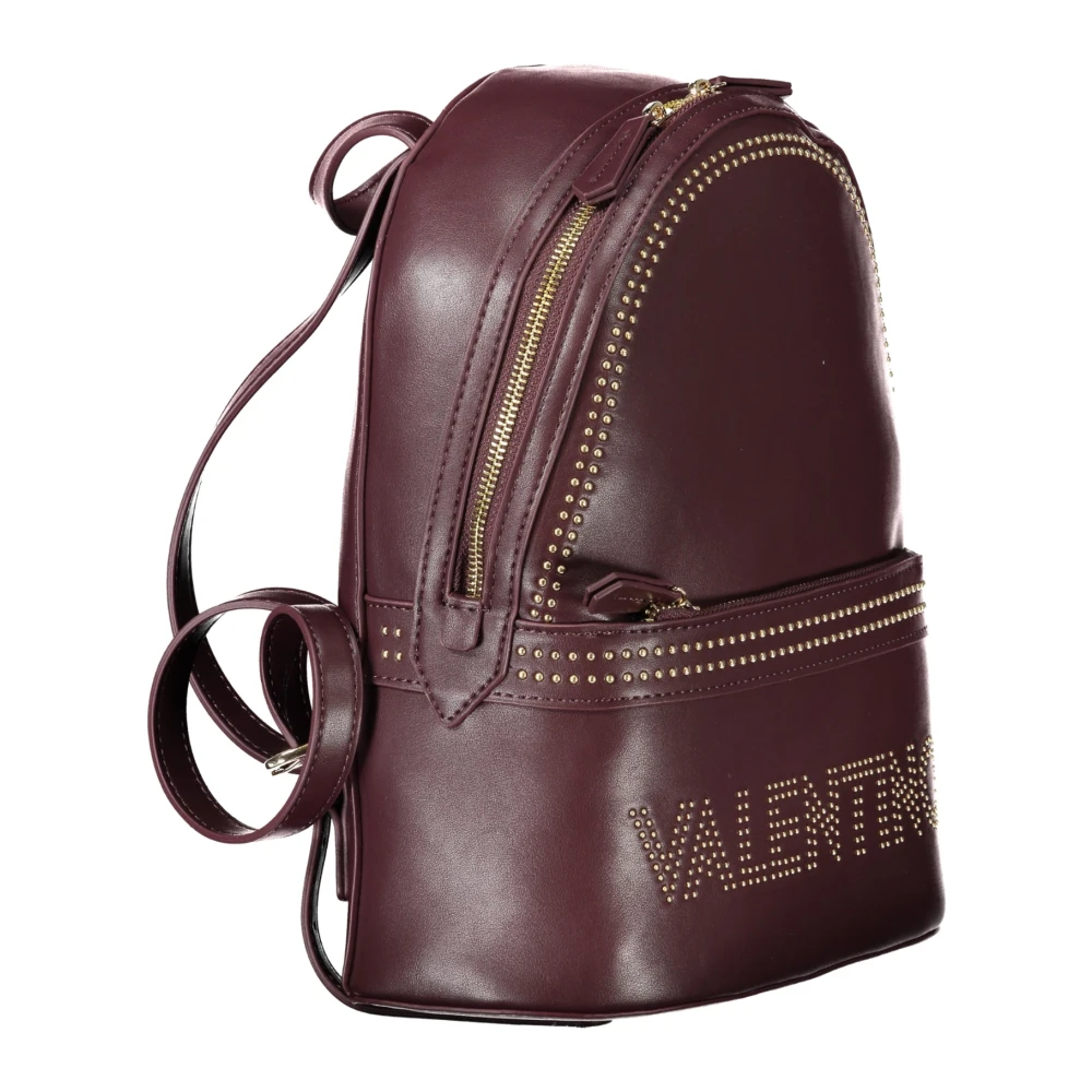 Valentino by Mario Valentino Rode Rugzak met Verstelbare Banden Red Dames
