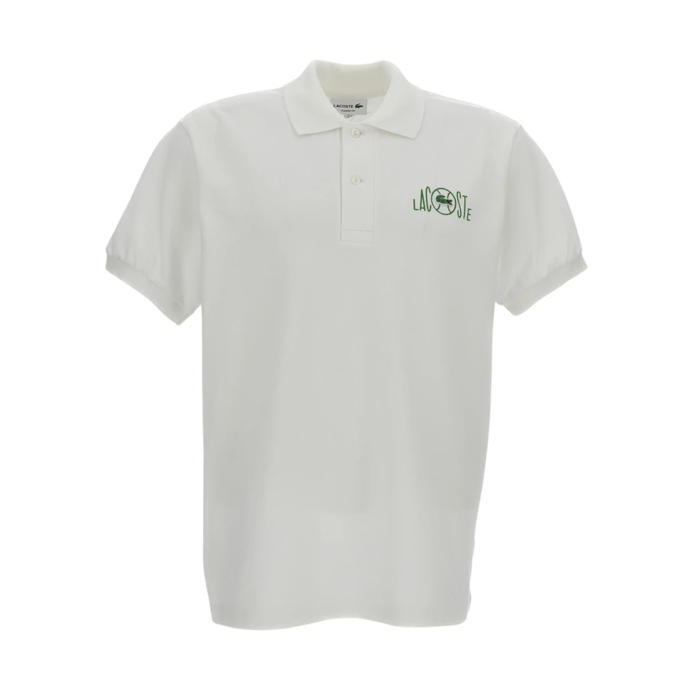 Lacoste Men's White Polo Shirts, M, Polo