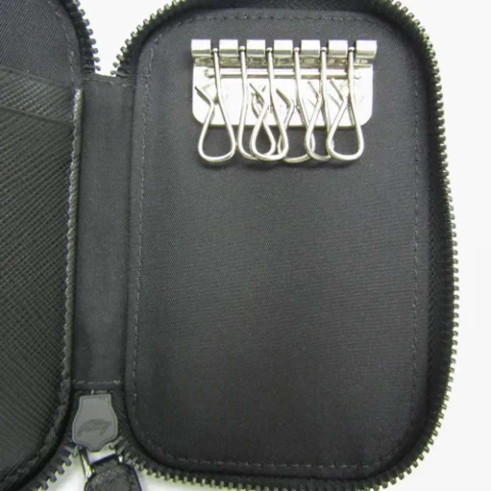 Prada Vintage Pre-owned Nylon key-holders Black Dames