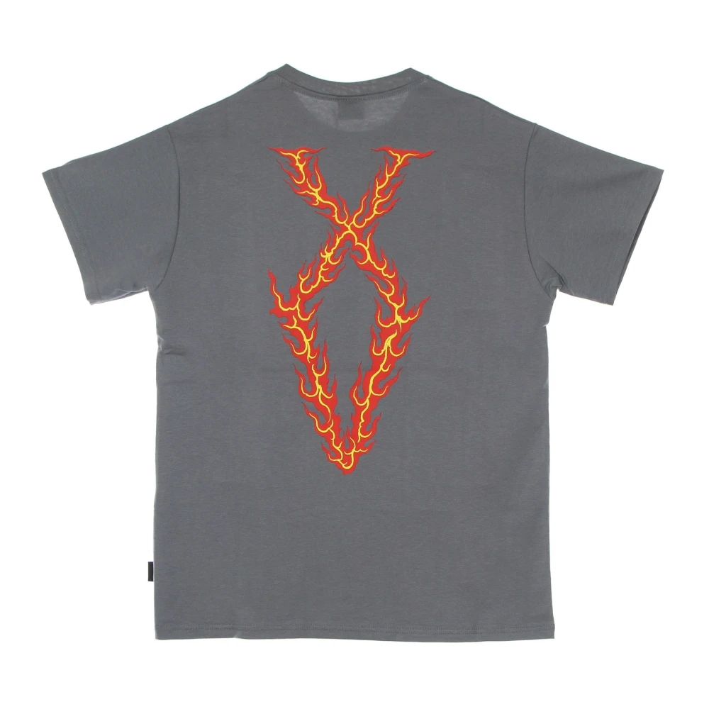 Propaganda XV Flame Tee Streetwear Collectie Gray Heren