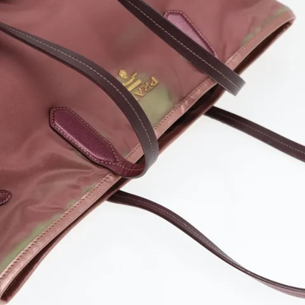 Prada Vintage Pre-owned Nylon prada-bags Pink Dames