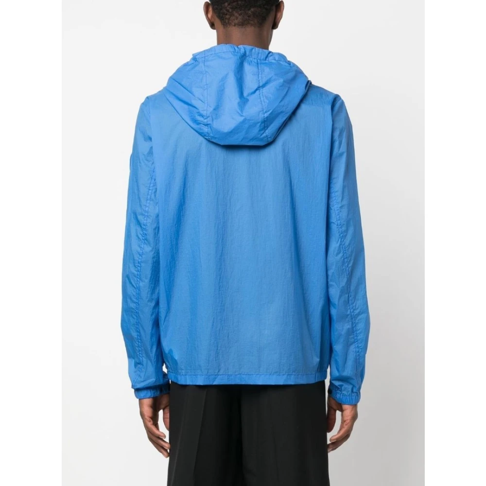 Woolrich Blauwe Jassen Waterafstotend Windbestendig Blue Heren