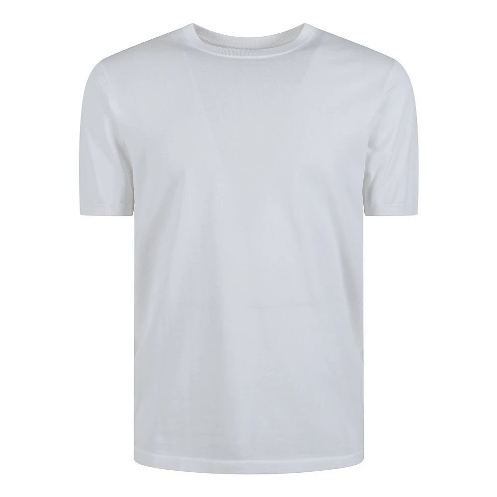 Aspesi Zand Katoenen Jersey T-shirt White