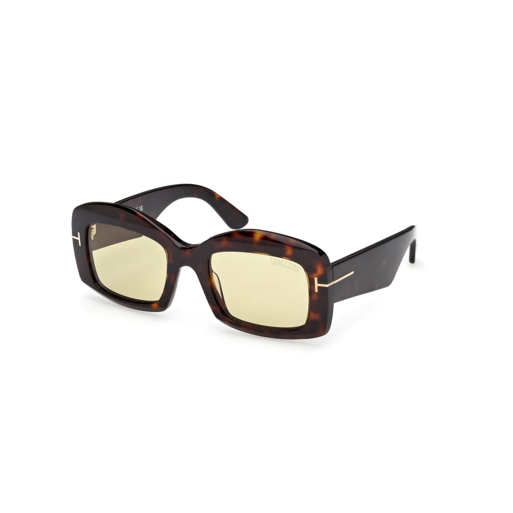 Tom Ford Women's Brown Sunglasses, 53 Mm, Sunglasses Venetia Rectangular