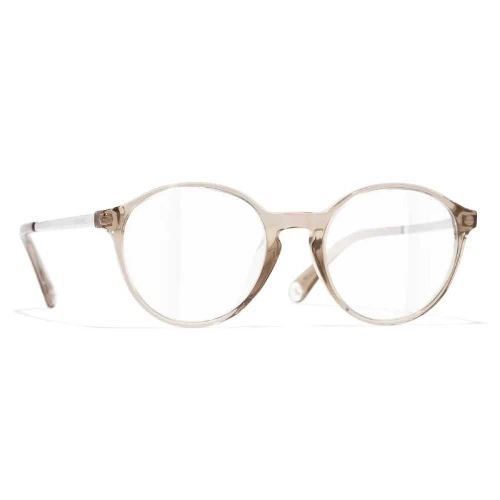 Chanel Iconische originele receptbril met 3 jaar garantie Beige Dames
