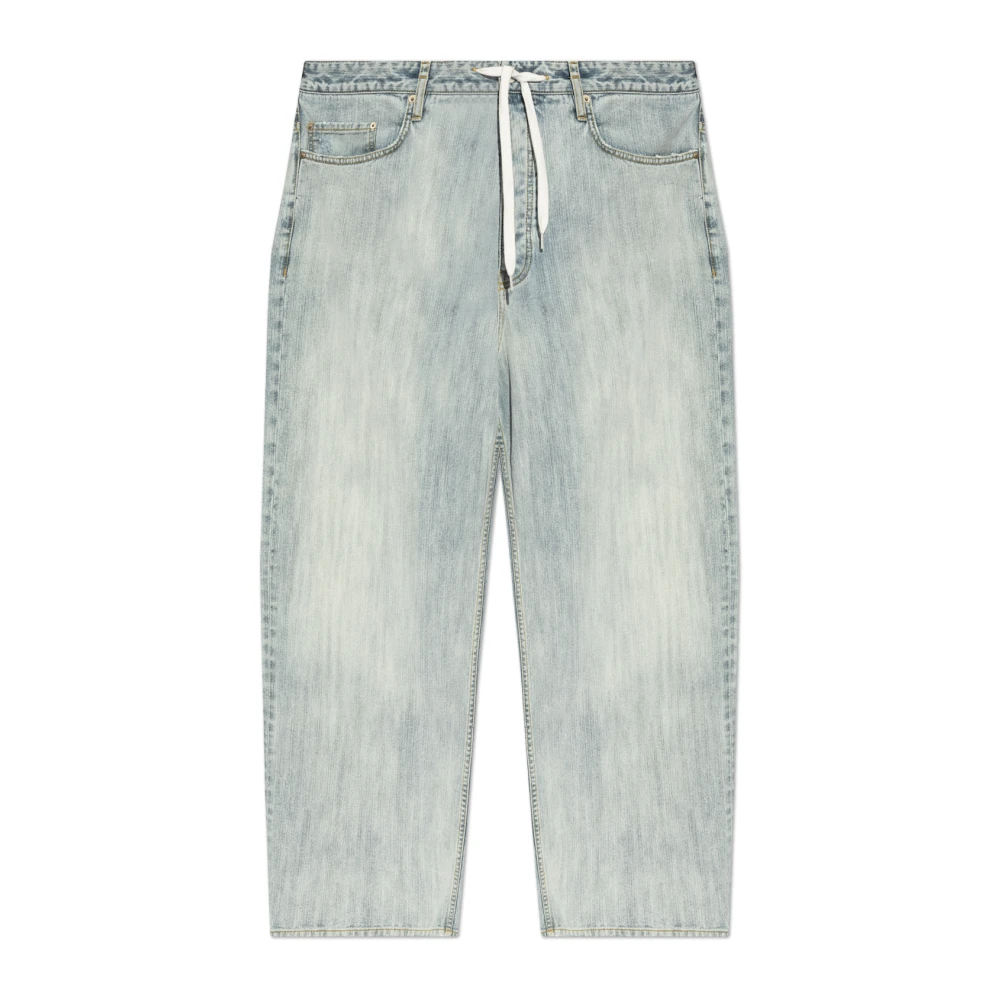 Balenciaga Wide-leg Jeans Blue Heren