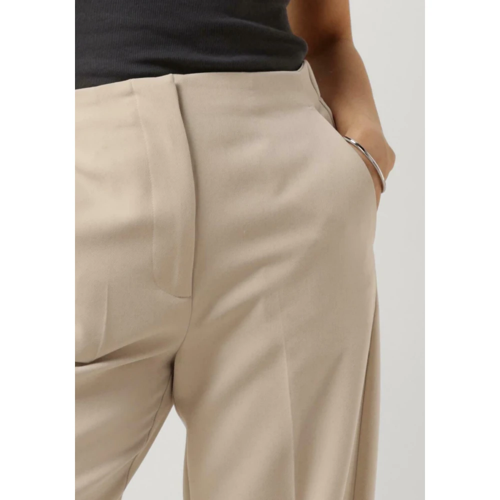Second Female Evie Classic Broek Second Dames Beige Dames