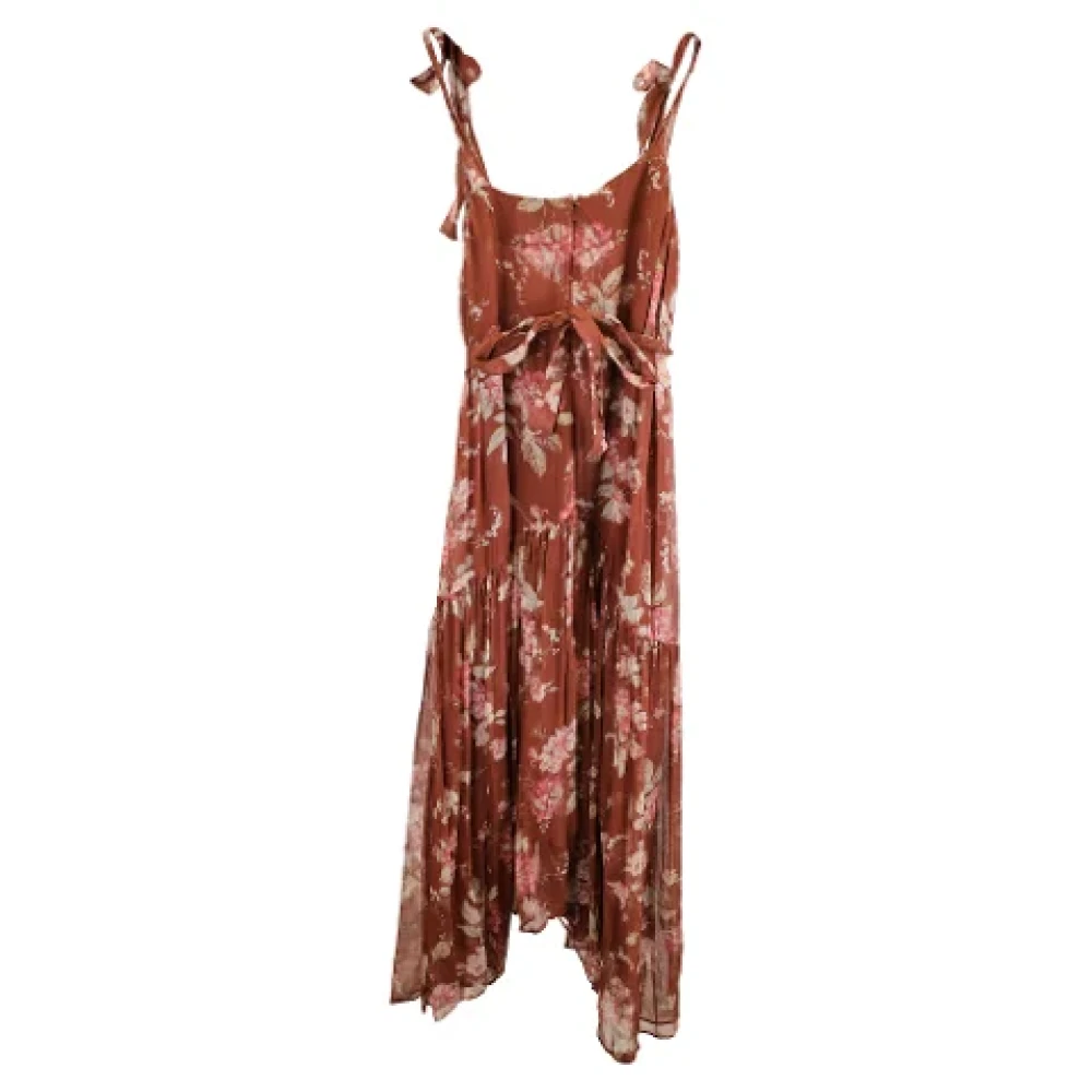 Zimmermann Fabric dresses Brown Dames