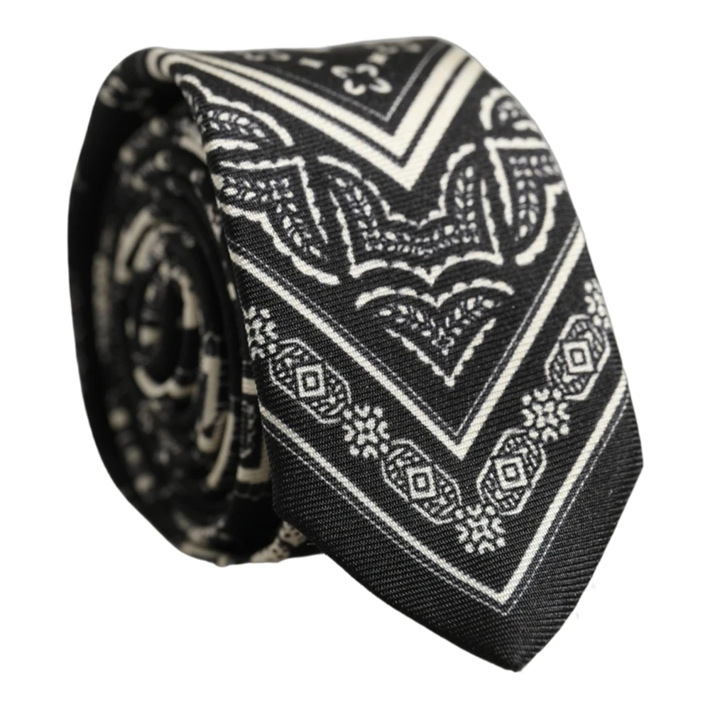Dolce & Gabbana - Gemusterte Seidenkrawatte - Accessories - Herren - Mehrfarbig - One Size - Bild 2
