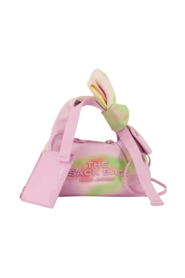 Mini Sack Blurred Floral Satin Bow Sack Bag