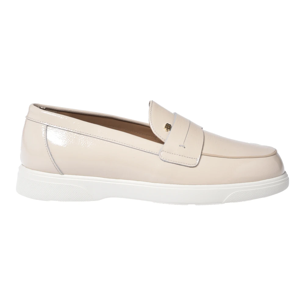Baldinini Women's Beige Vanilla Naplak Loafers