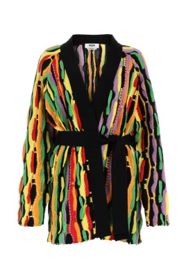 cardigan-en-coton-multicolore