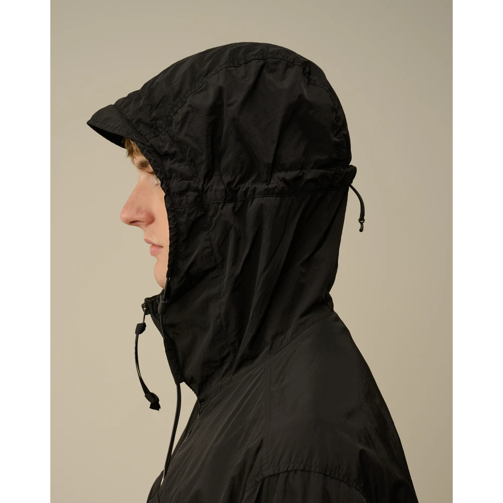 C.P. Company Zwarte Chrome-R Jas Black Heren