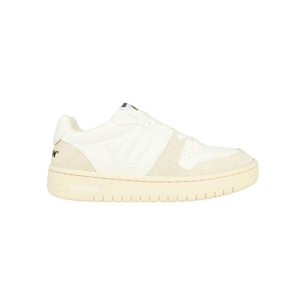 Barrow Casual Ronde Neus Sneakers Heren Schoenen Wit