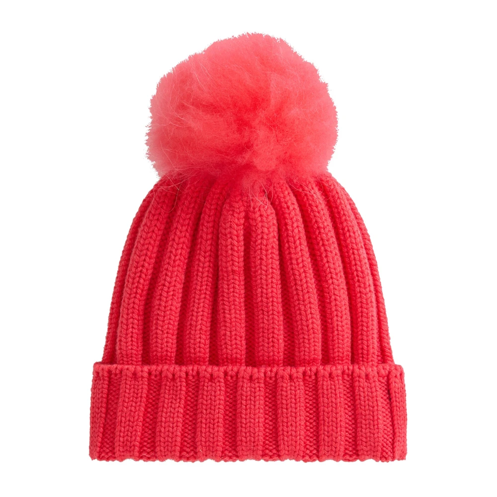 Woolrich Kasjmier Pom Beanie Red Dames