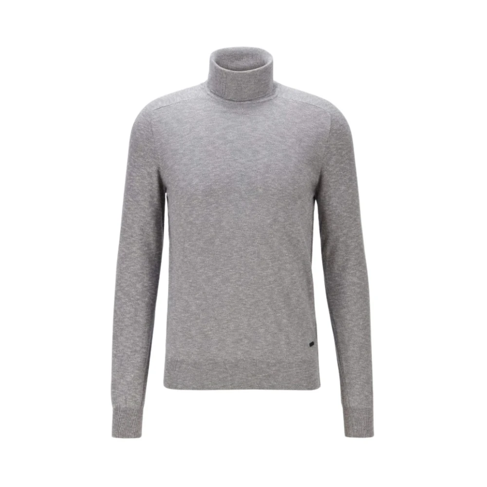 Hugo Boss Heren Kamyore Pullover Sweater Gray Heren