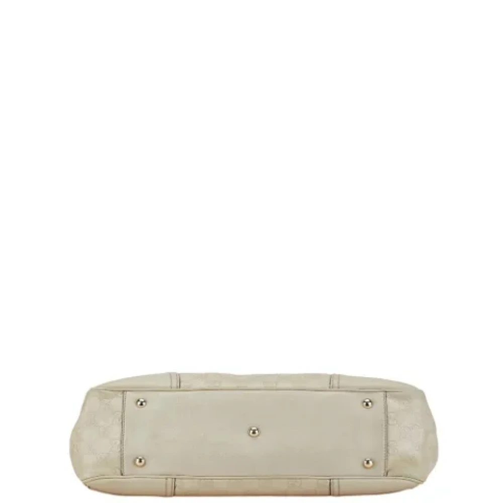 Gucci Vintage Pre-owned Canvas gucci-bags White Dames
