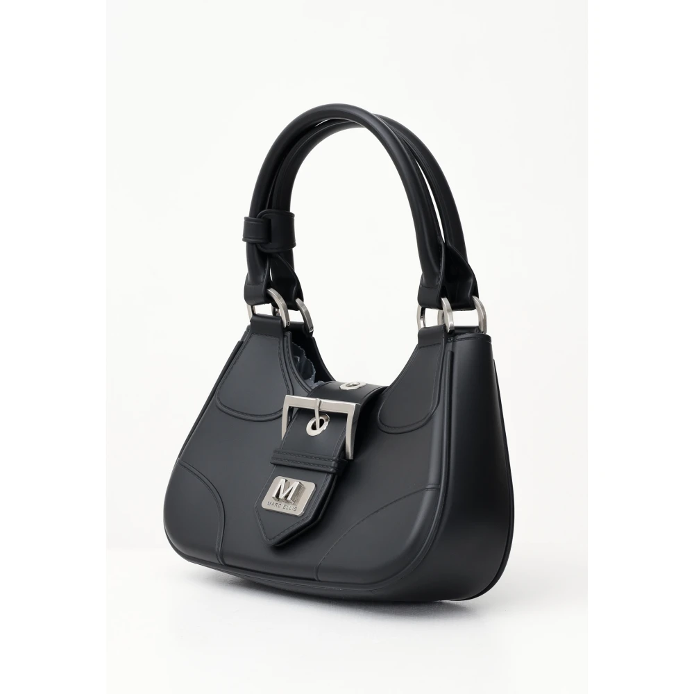 Marc Ellis Zwarte Flat Circle Schoudertas Black Dames