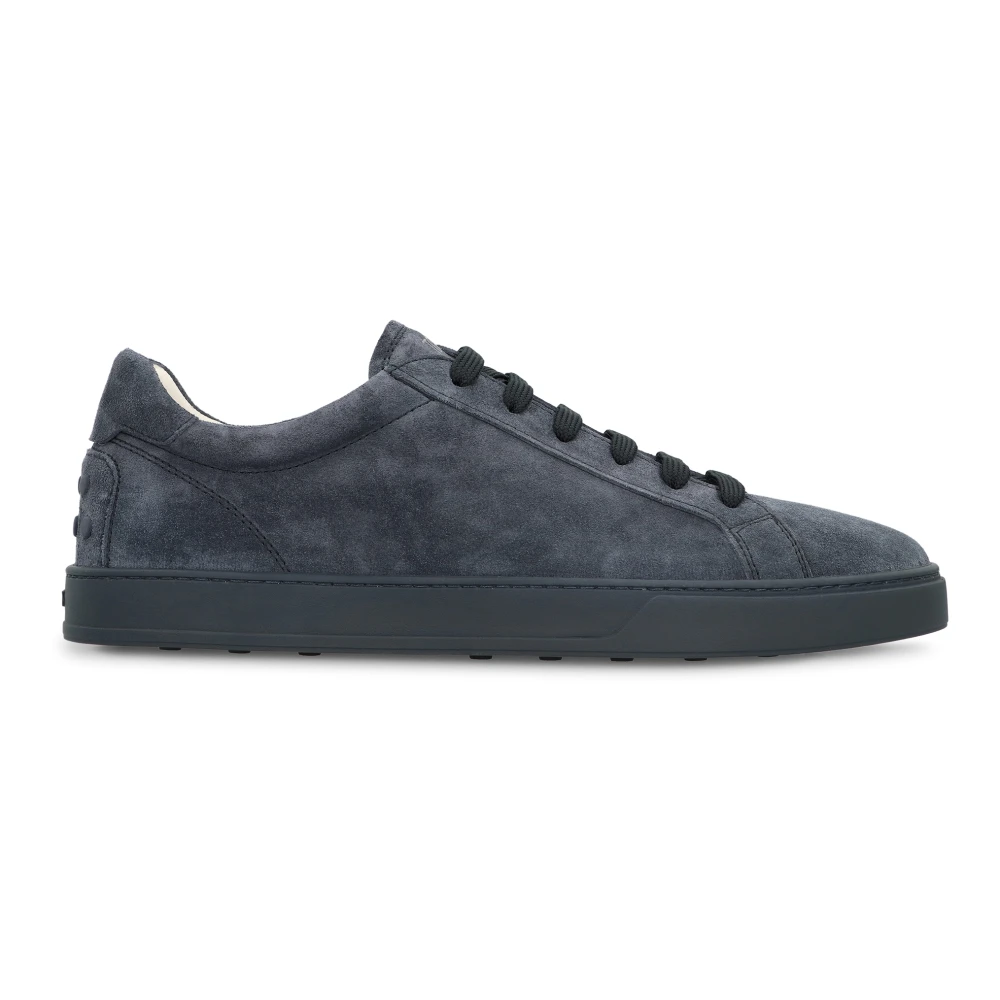 Tod's Men's Blue Suede Trainers - Sneakers - 6 Uk - Shoes