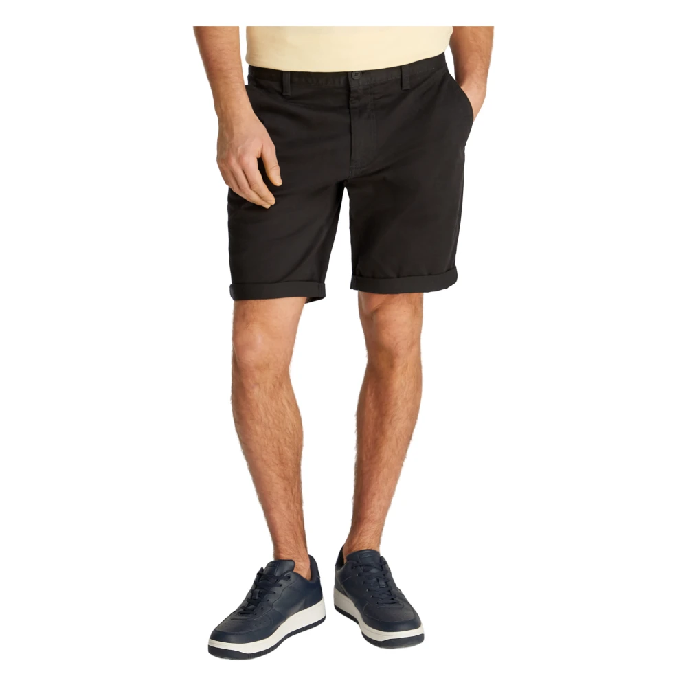 Tommy Jeans Men's Black Stylish Bermuda Shorts For - Casual Shorts - W33 - Shorts
