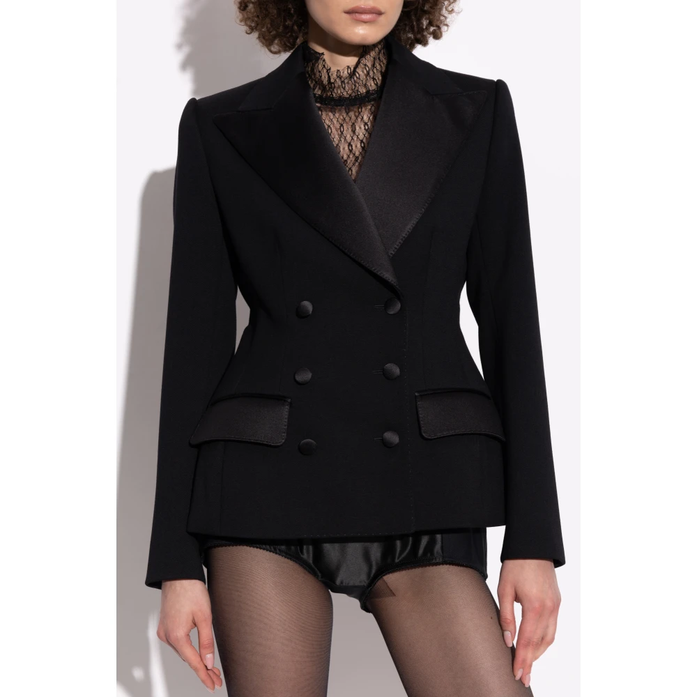 Dolce & Gabbana Wollen blazer Black Dames