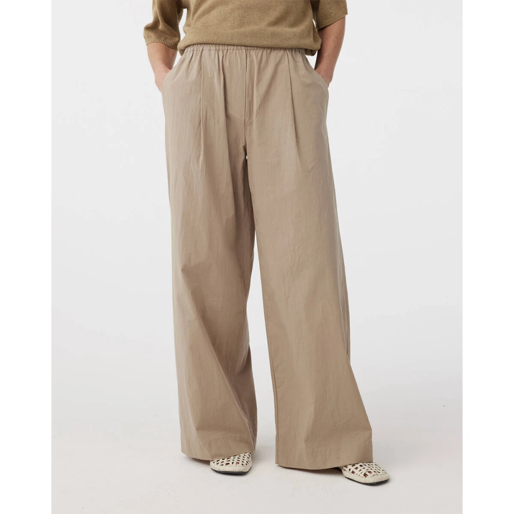 Knit-ted Stijlvolle Broek Nori Broek Brown Dames