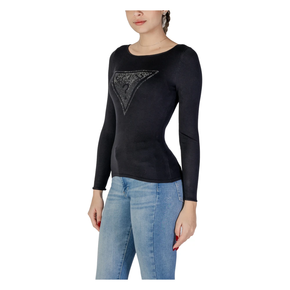 Guess Lente Zomer Dames Sweatshirts Collectie Black Dames