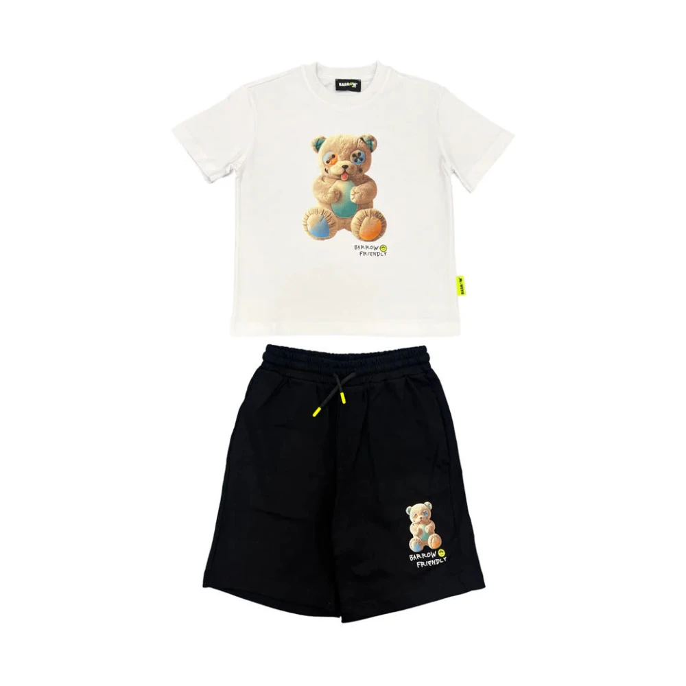 Barrow Multicolor T-Shirt & Bermuda Set - Male - Kids Sport Sets - 12 Y - Kids