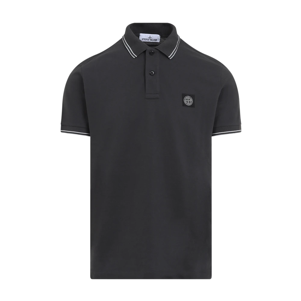 Stone Island Men's Gray Polo Shirts,, Grey T-Shirt For Men Stylish Ss25 2XL
