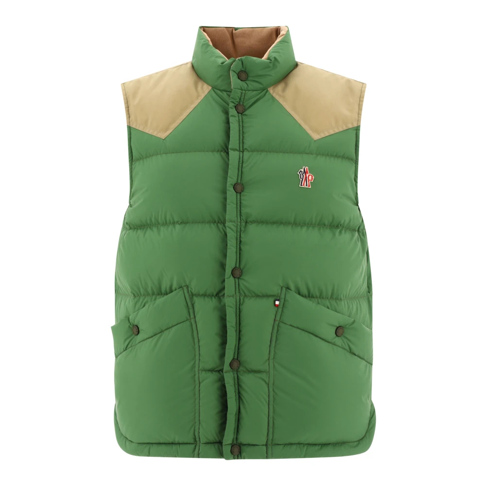 Moncler Veny Väst Jacka Dun Fjäder Padding Green, Herr