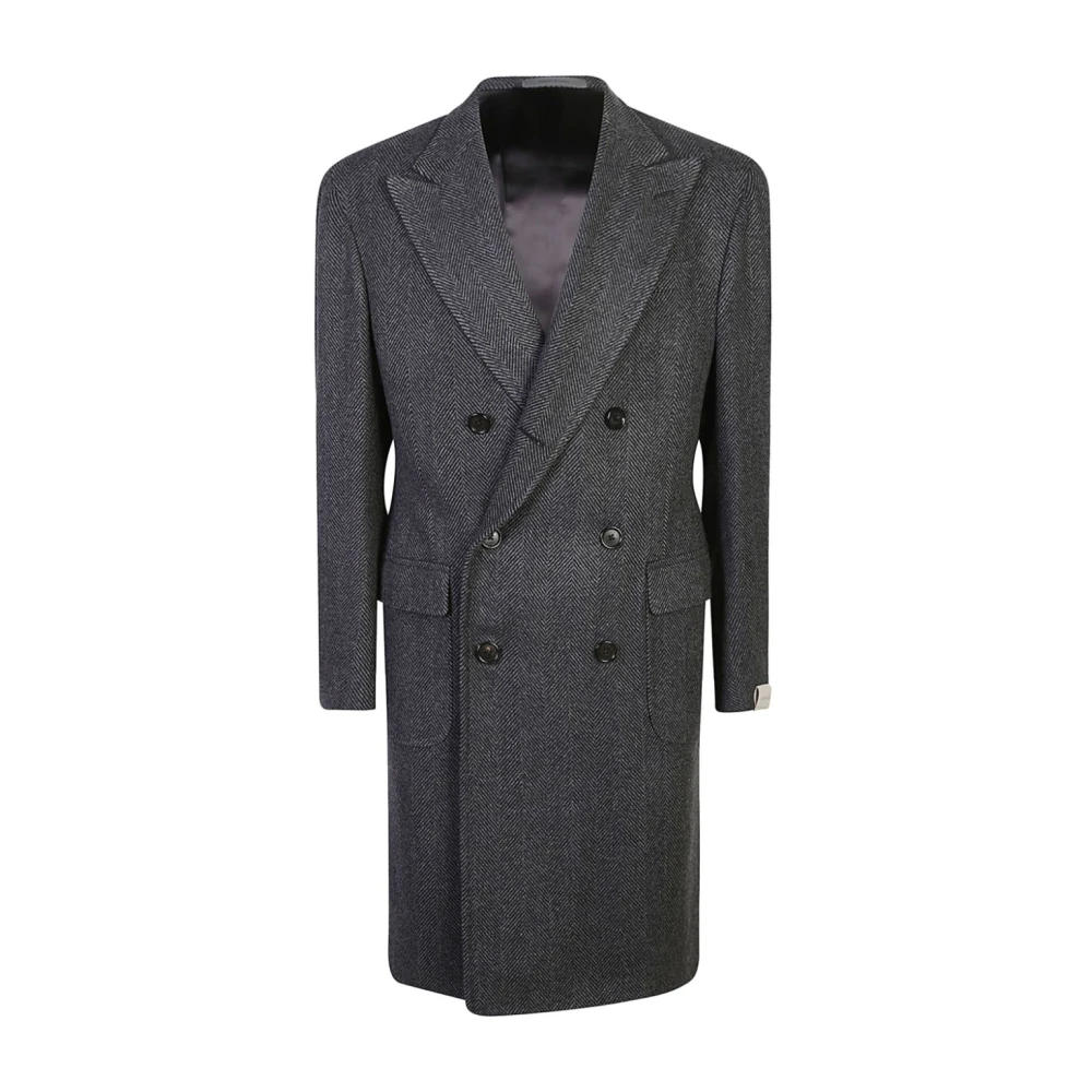Corneliani Grijze Jassen & Mantels voor Mannen Gray Heren