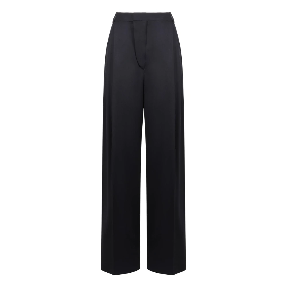 Victoria Beckham Femme Bleu Pantalons, Taille: 36 Fr Wide Pantalons