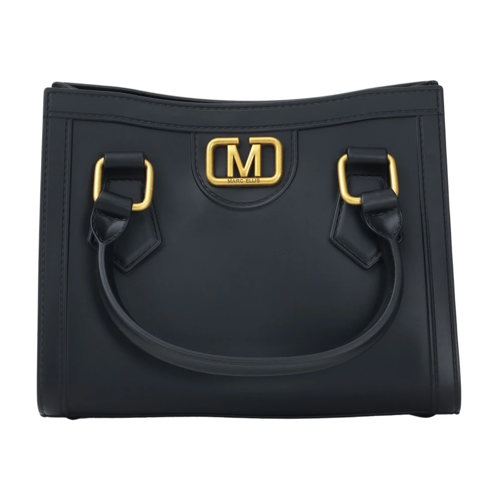 Marc Ellis Zwarte Flat Wood Handtas voor vrouwen Black Dames