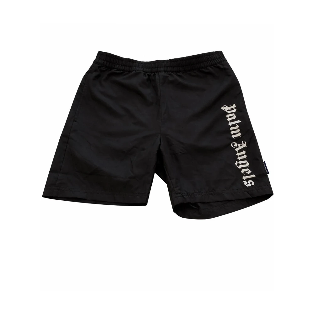 Palm Angels Boys Black Boxer Swim Brief - Shorts - 12 Y - Kids