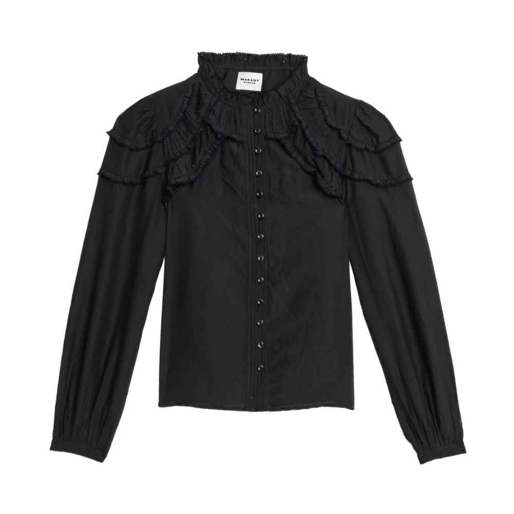 Marant Étoile Kvinno Svart Blusar & Skjortor Dam, Xs, Blus