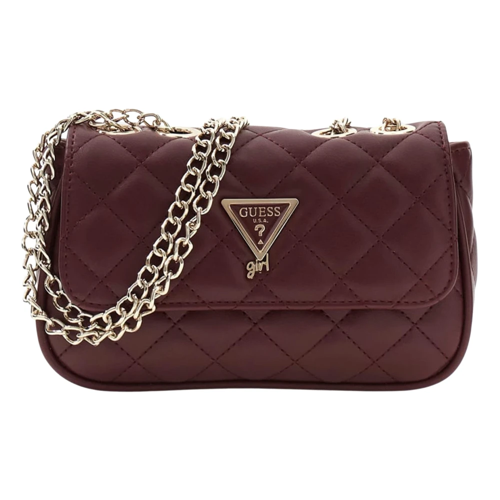 Guess , Bags, Female, Brown, One Size, Mini Convertible Crossbody Bag