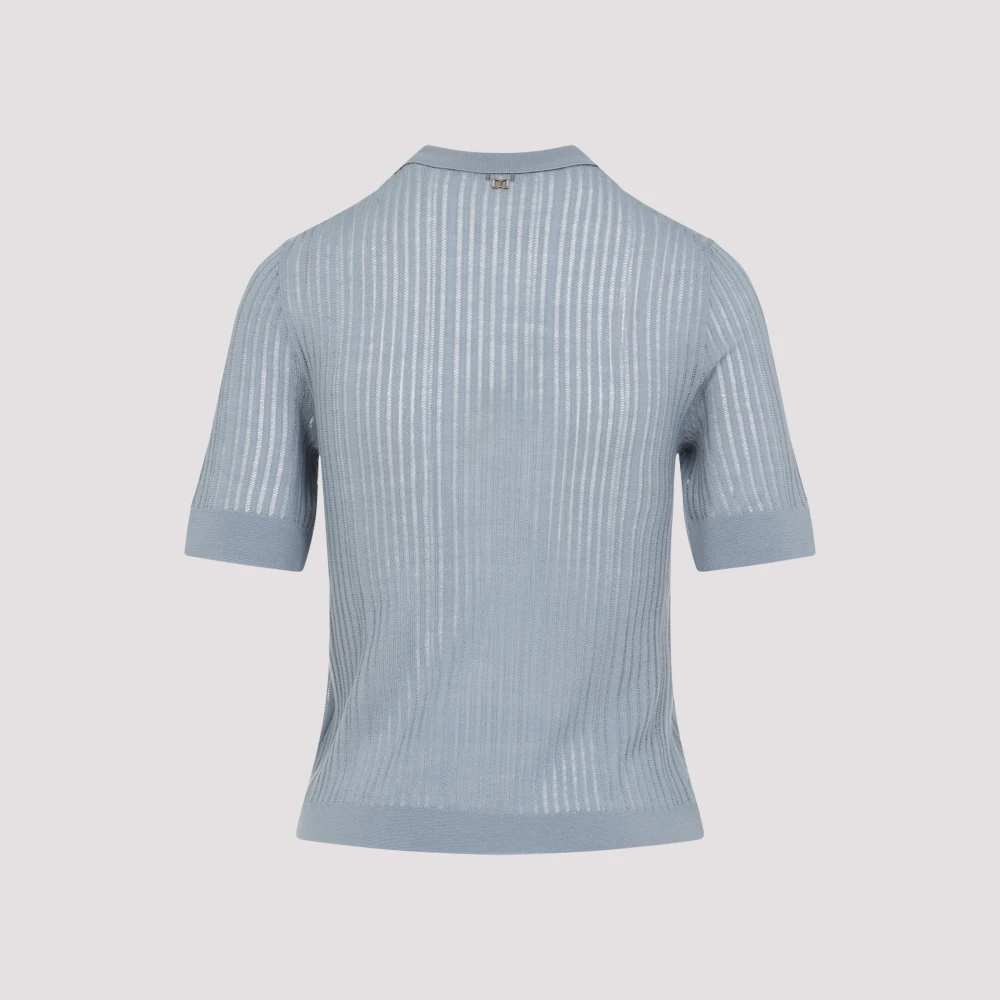 Chloé Blauwe Wollen Trui Elegante Stijl Blue Dames