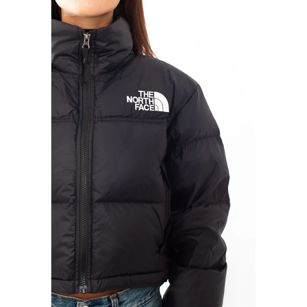 The North Face Geknipte donsjas in Kx71 Black Dames