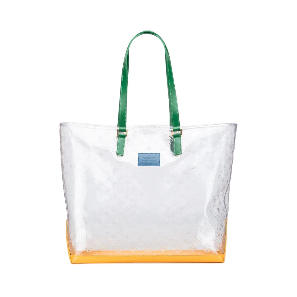 Louis Vuitton Vintage Women's White Pre-Owned Tote Bag
