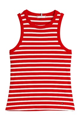 rafflad-tanktopp-med-ikonisk-detalj