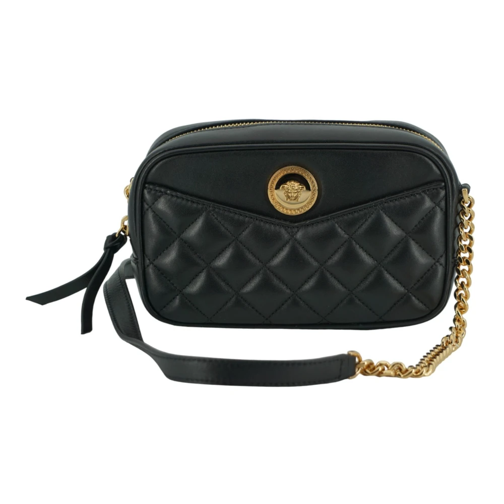 Versace Cross Body Bags Black Heren