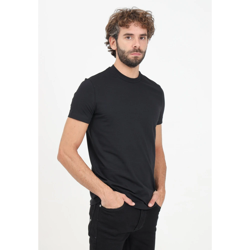 Dsquared2 Zwarte korte mouw T-shirt heren Casual Black Heren