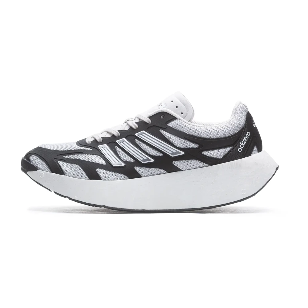 Adidas Gray Running Shoes, Male, 8 Uk, Adizero Aruku White Grey Shoes