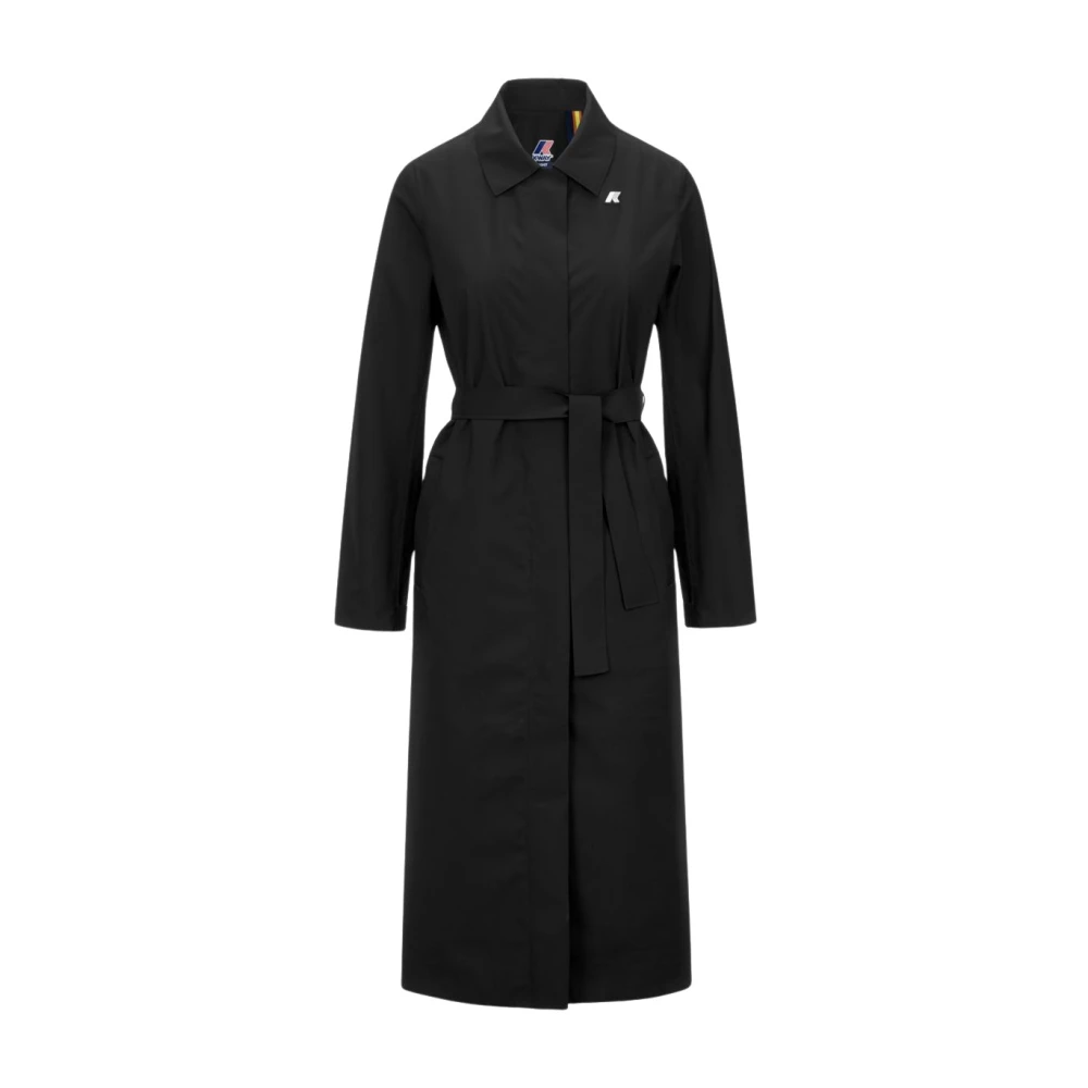 K-Way Mujer Negro - Barbra Stretch 2L Belted Coat - Coats - M