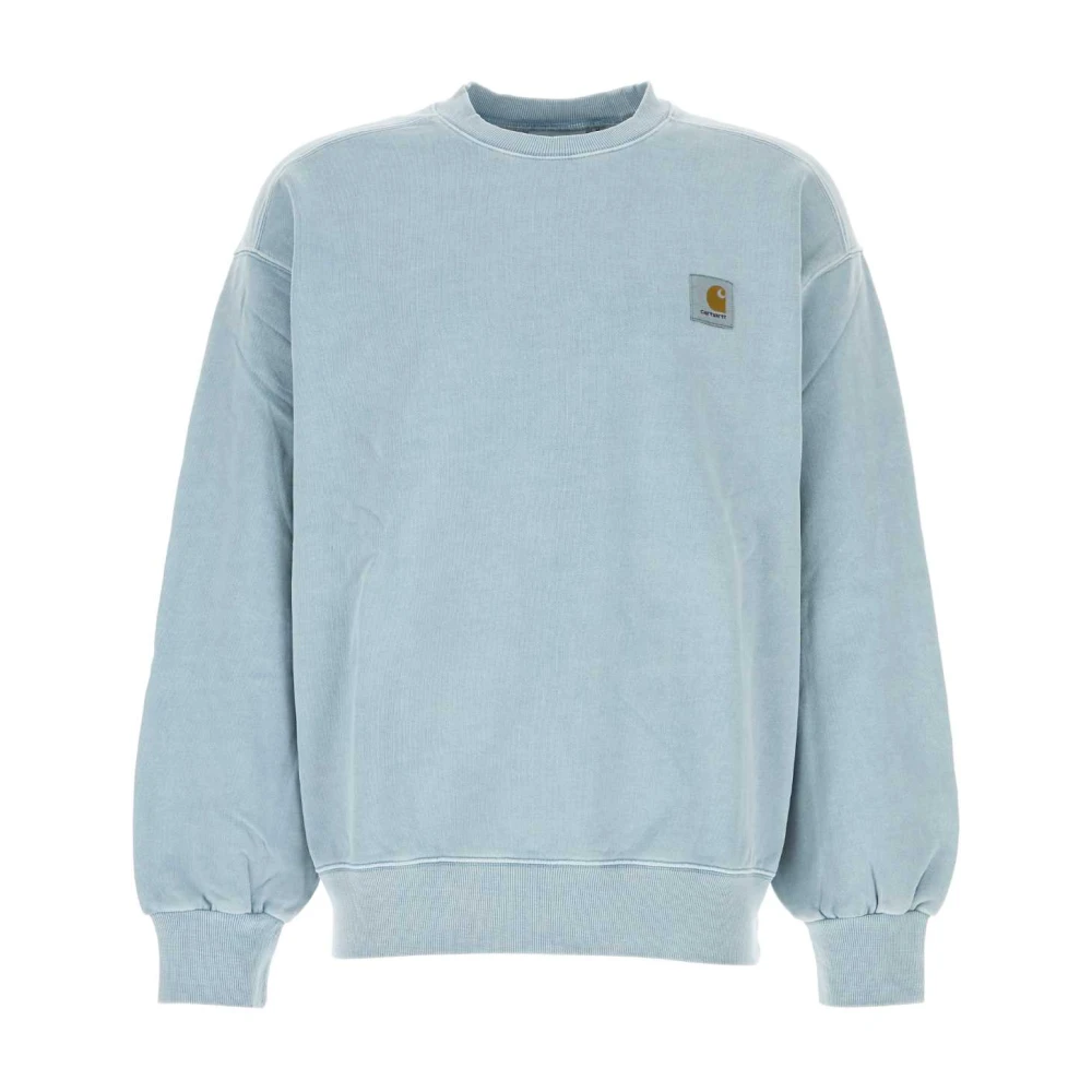 Carhartt WIP Lichtblauwe Katoenen Oversized Sweatshirt Blue Heren