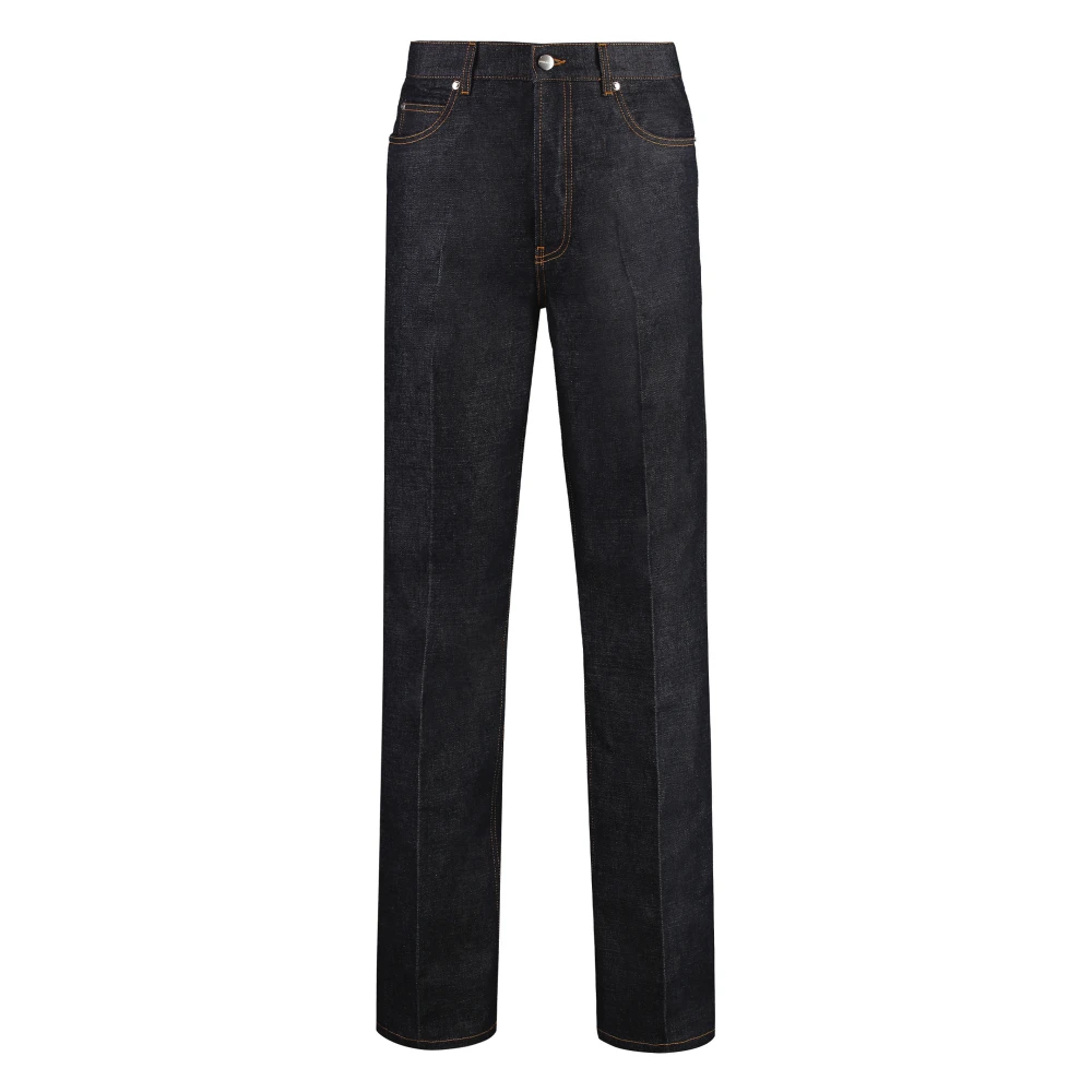 Salvatore Ferragamo Klassieke Straight Leg Jeans Blue Heren