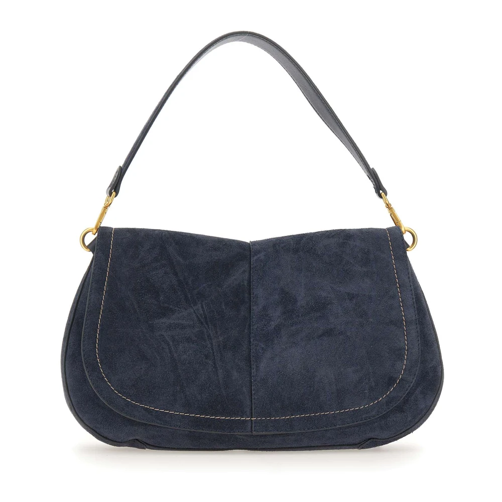 Gianni Chiarini Women's Blue Shoulder Bags, One Size, Helena Round Shoulder Bag