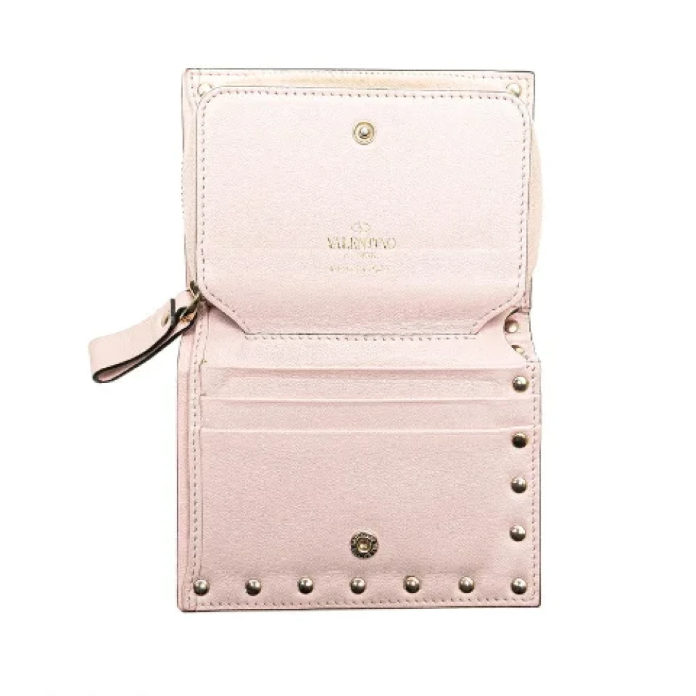 Valentino Vintage Pre-owned Leather wallets Pink Dames